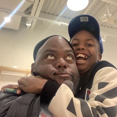 Lavell Crawford and his son, LJ Crawford, took a picture together on LJ's birthday.